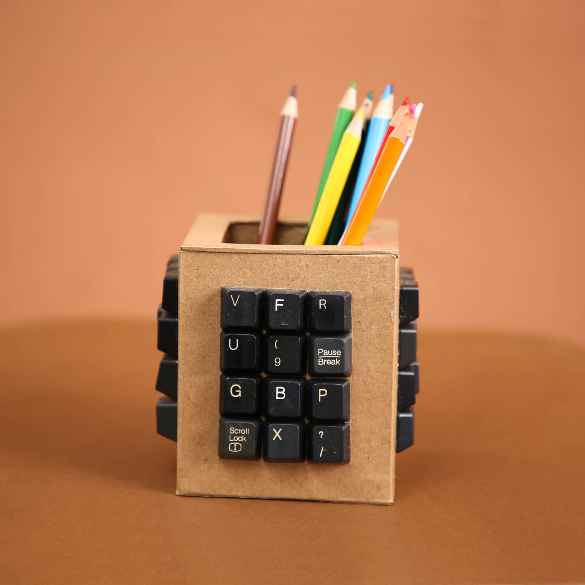 Upcycled Keyboard Pencil Holder