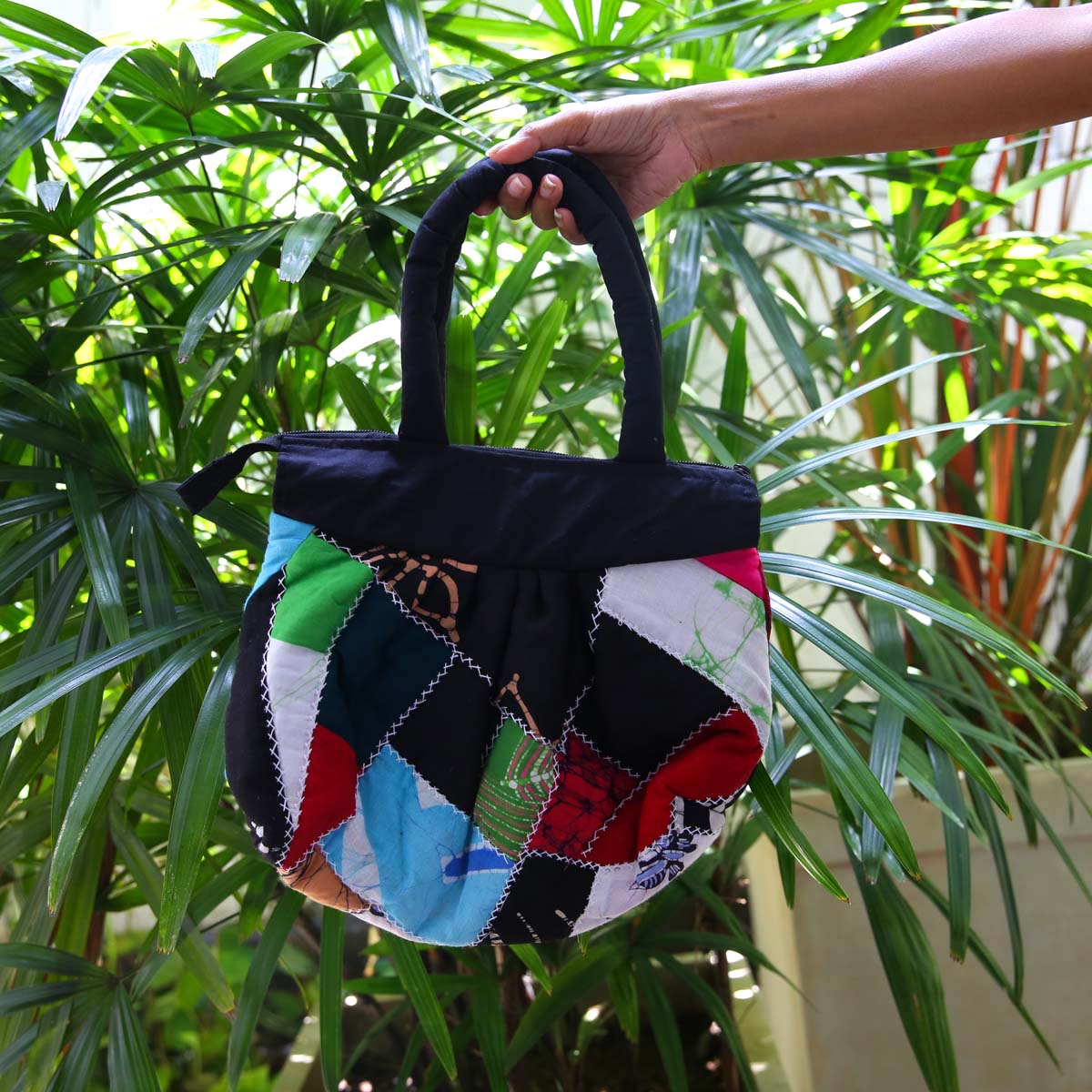 Stained Glass Patchwork Bag