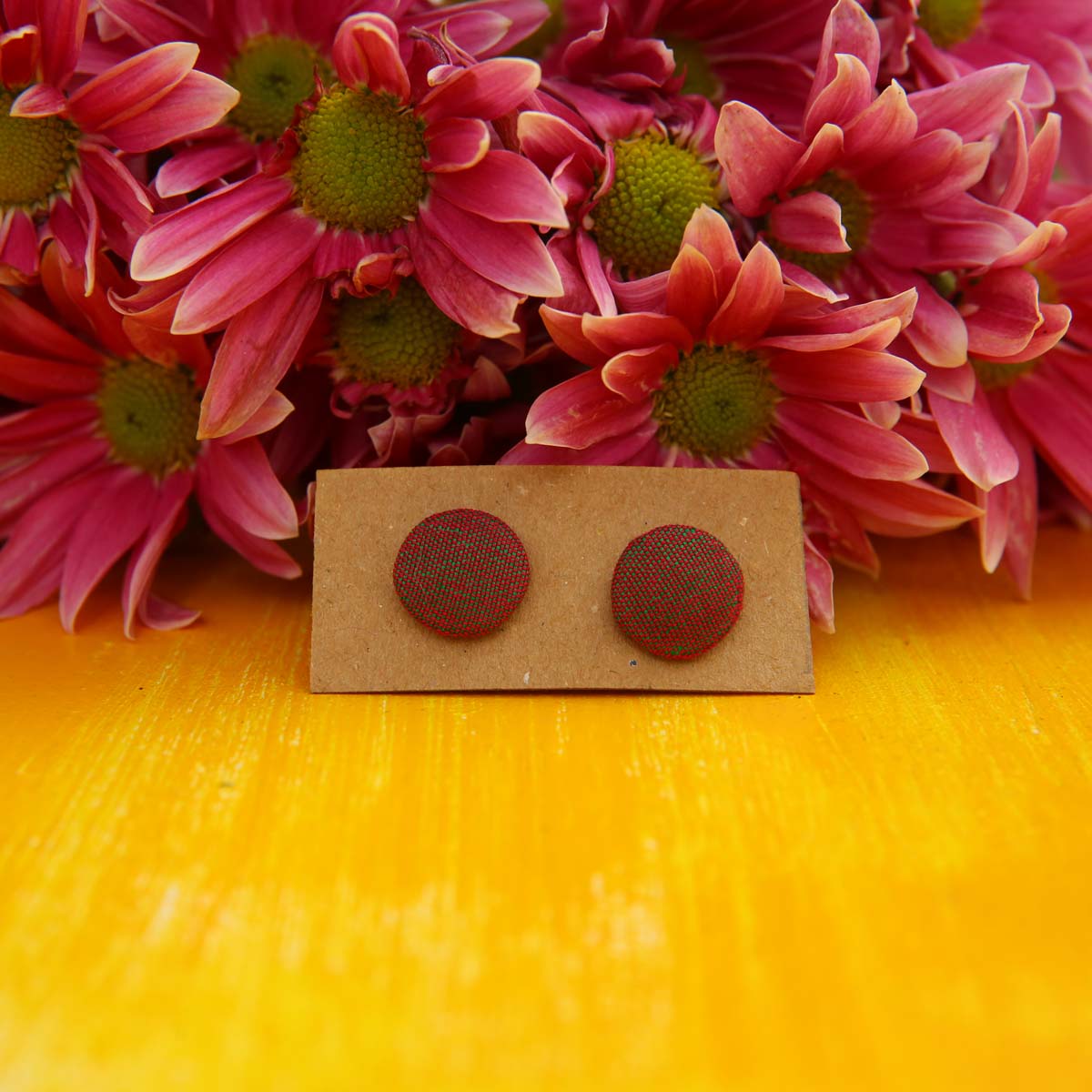 Bark Handloom Stud Earrings