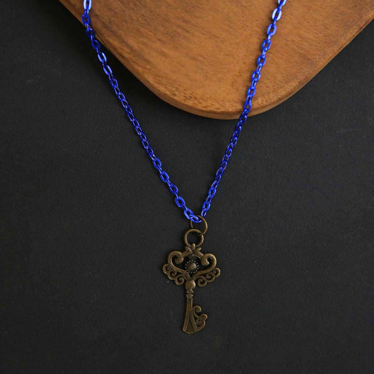 Brass Key Necklace