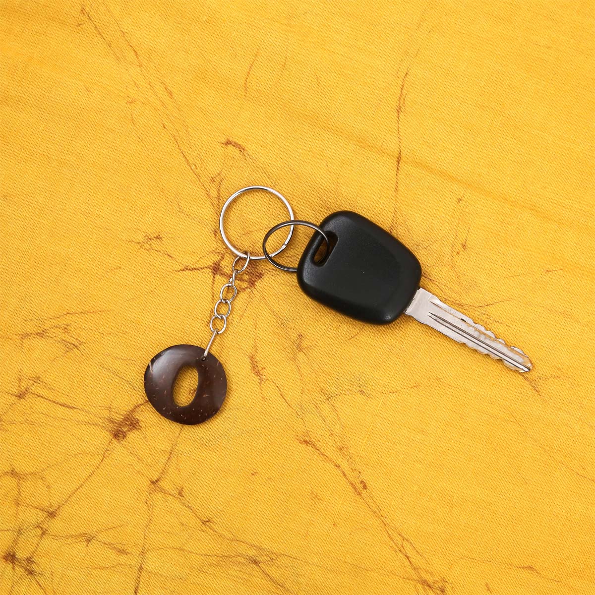 O Coconut Shell Key Tag