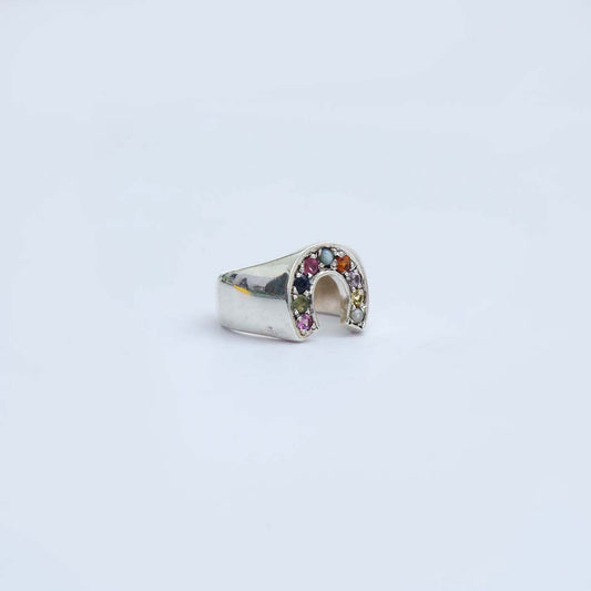Horseshoe Nawarathna Ring