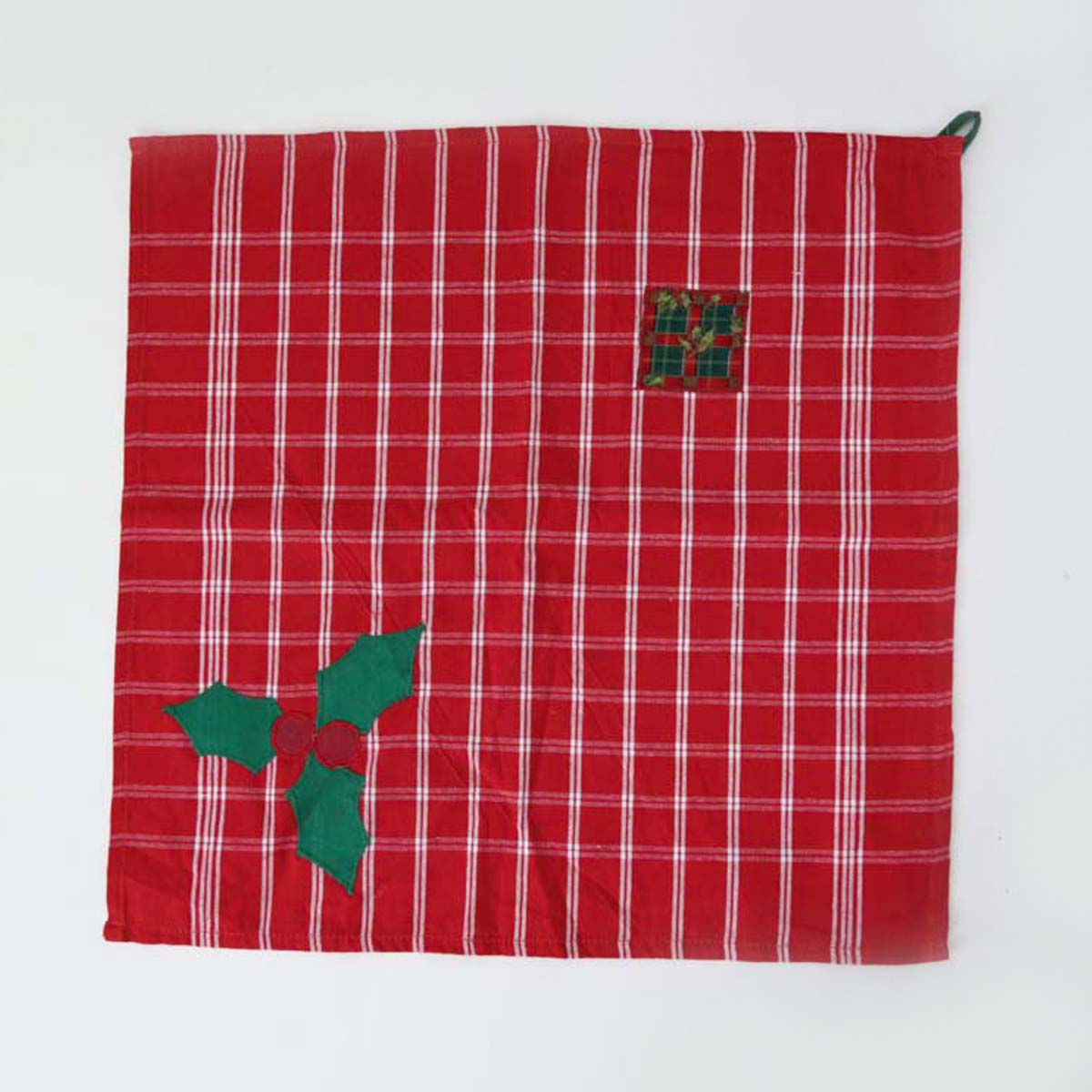 Red Checked Christmas Handloom Napkin