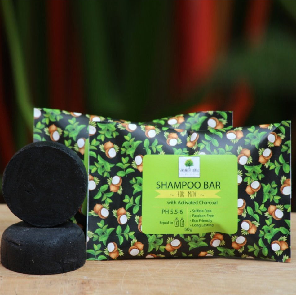 Activated Charcoal Shampoo Bar For Men