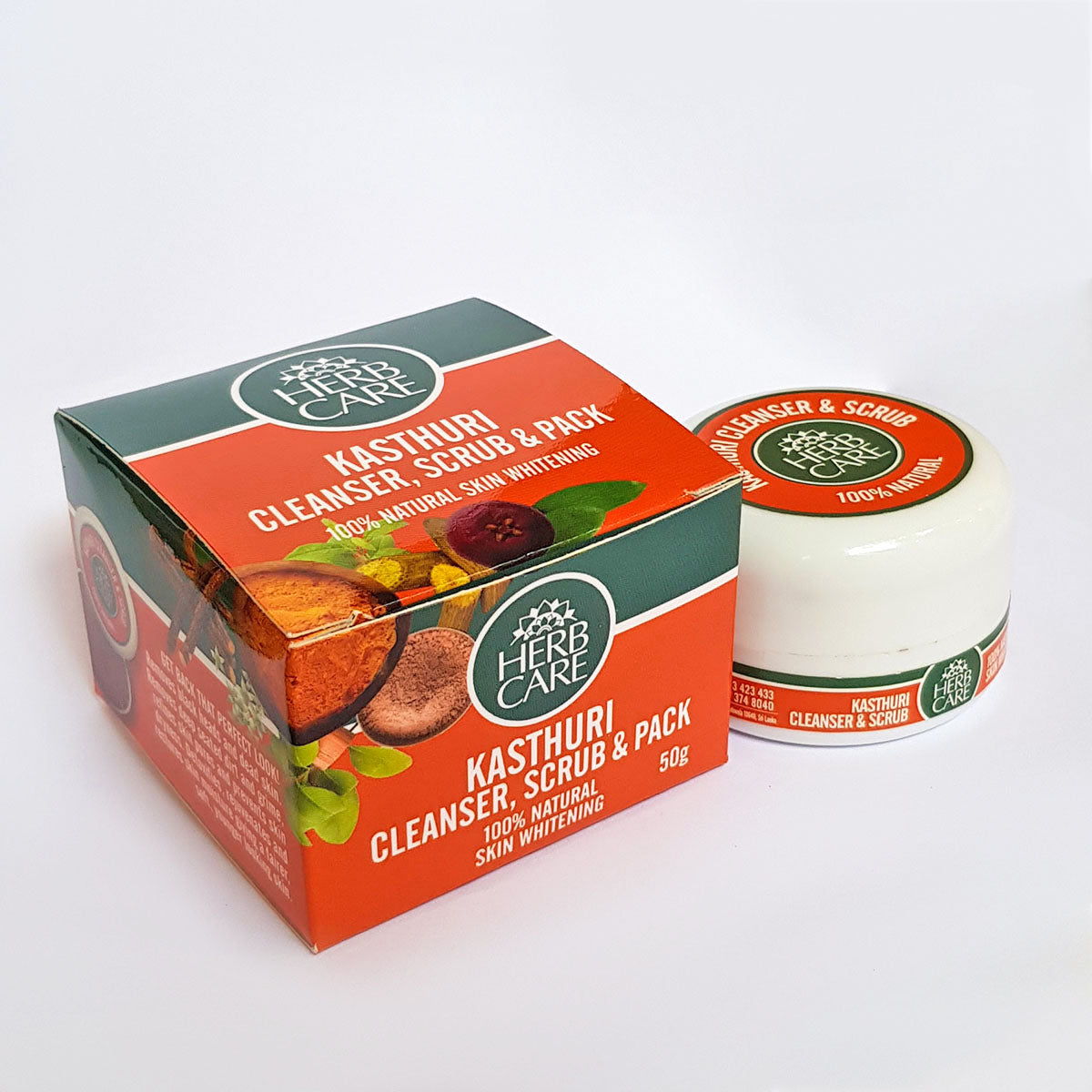 Kasturi Cleanser, Scrub & Pack 50g