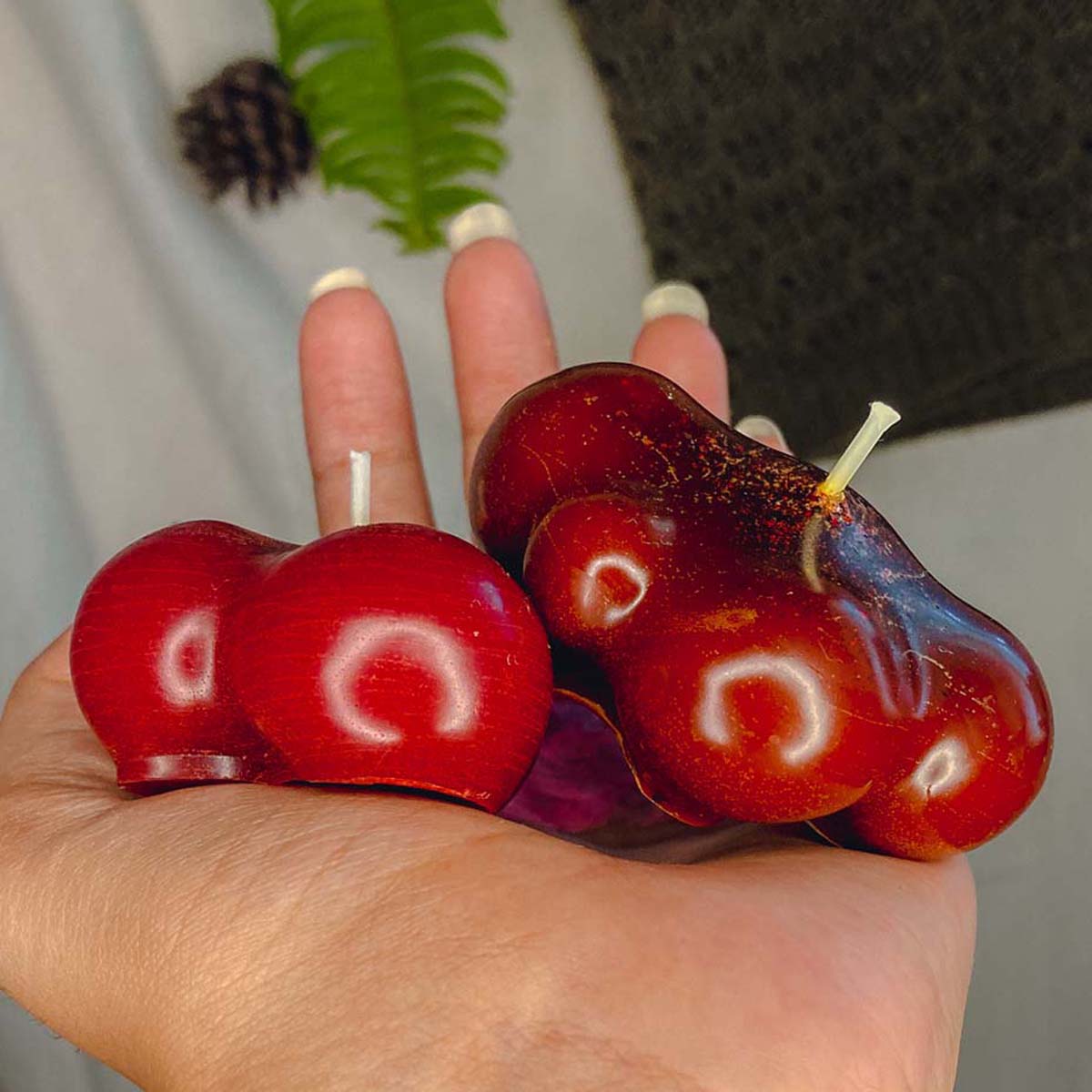 Gingerbread Cloud Candle