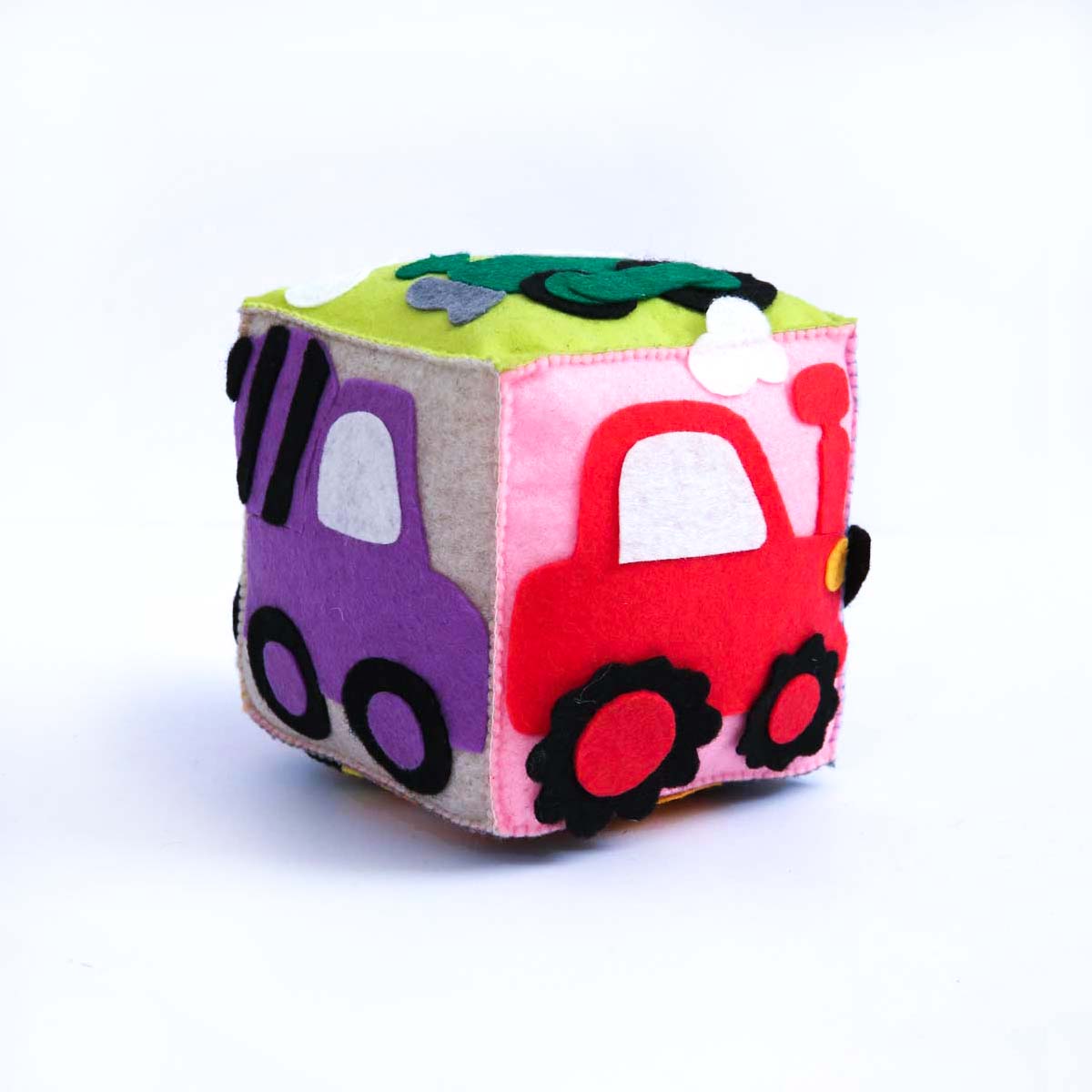 Trucks & Trains Baby Cube