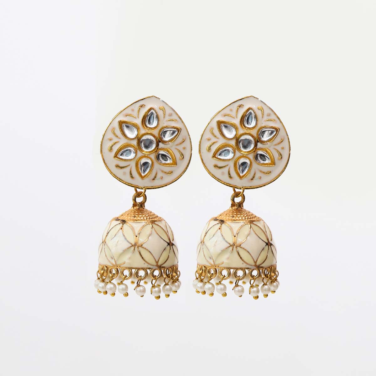 Dove Jhumka Earrings