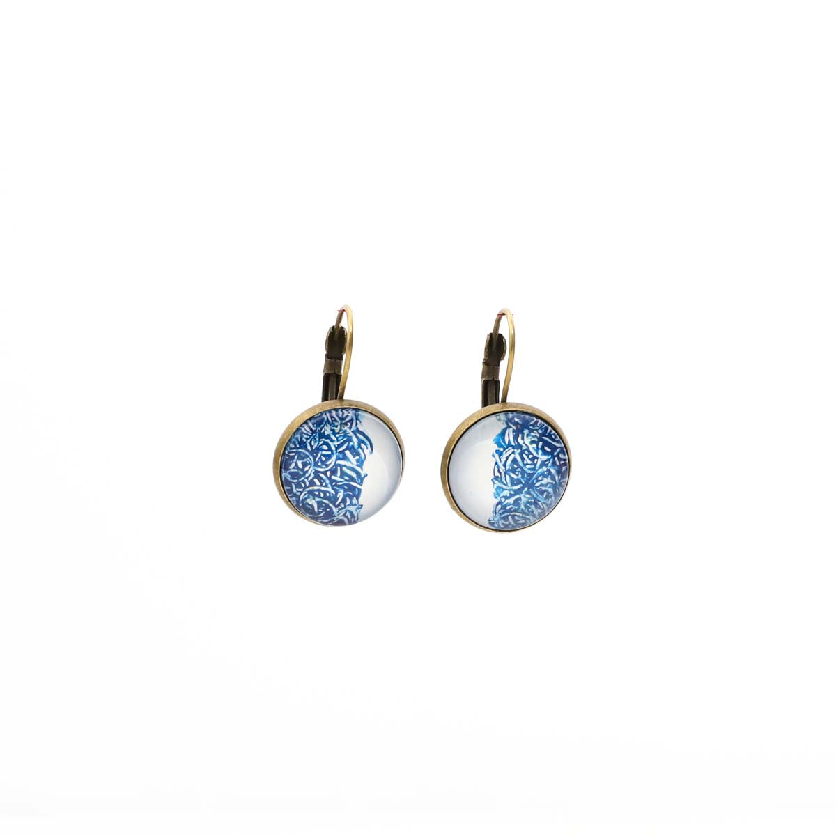 Azure Swirls Earrings