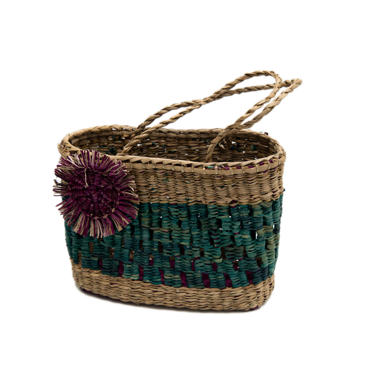 Emerald Water Reed Handbag