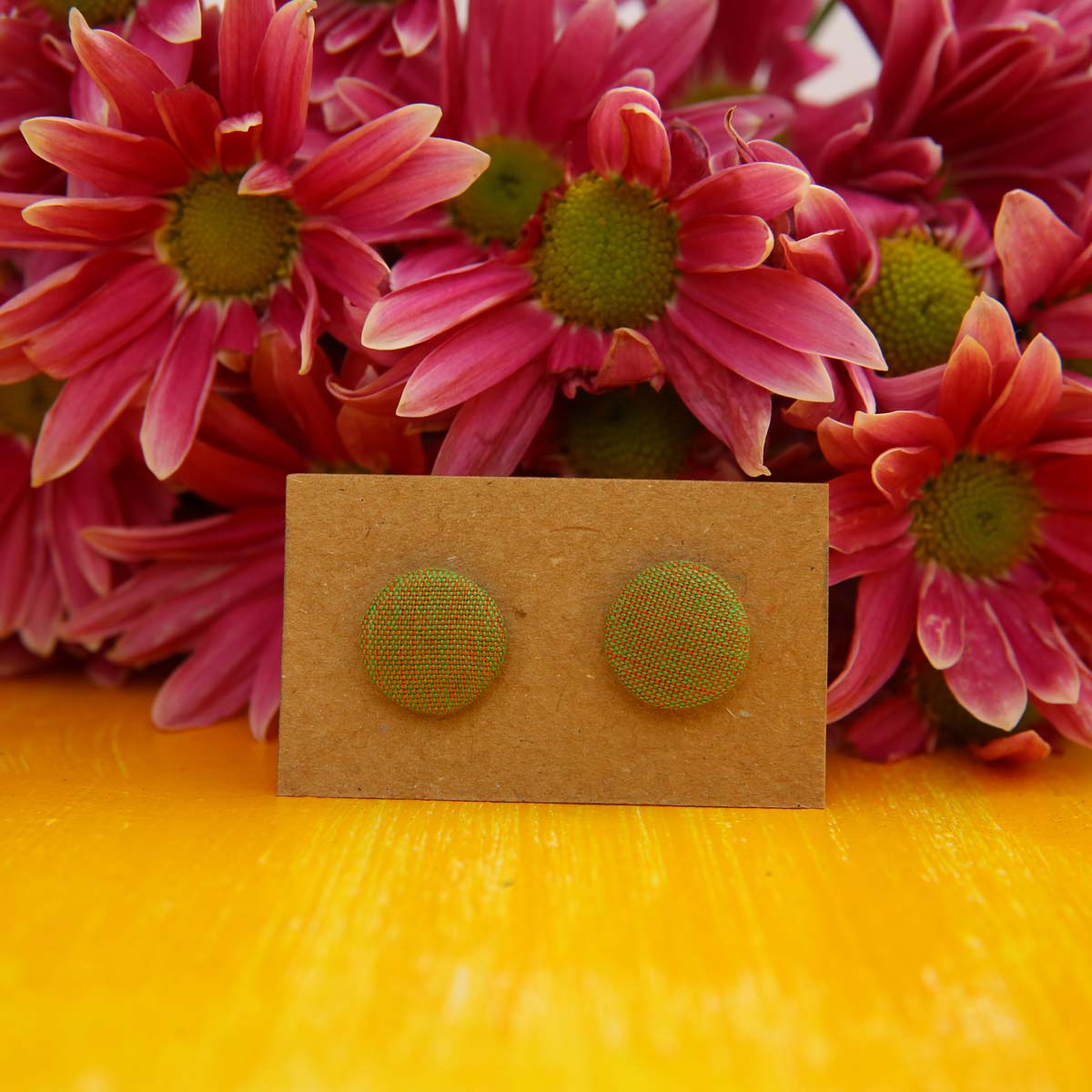 Tree Tops Handloom Stud Earrings
