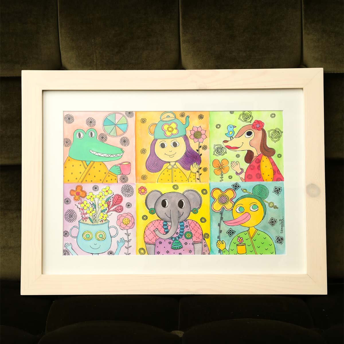 Coffee & Zoom Chats Painting