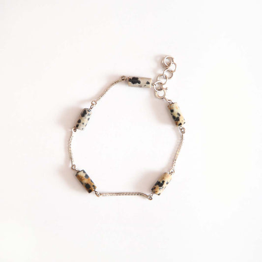 Dalmation Jasper Bracelet