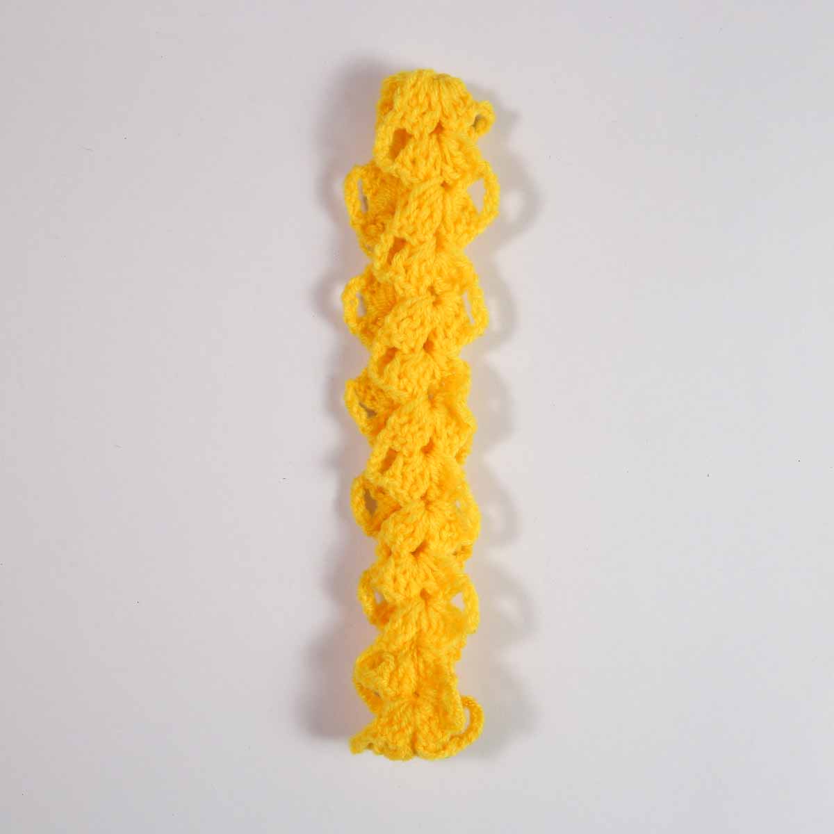 Yelow Araliya Criss-cross Headband