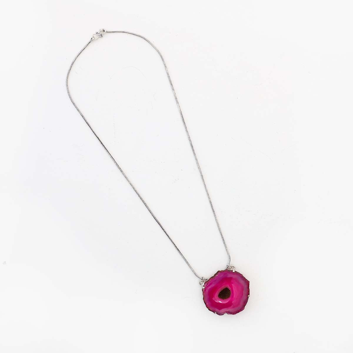 Fuchsia Agate Pendant