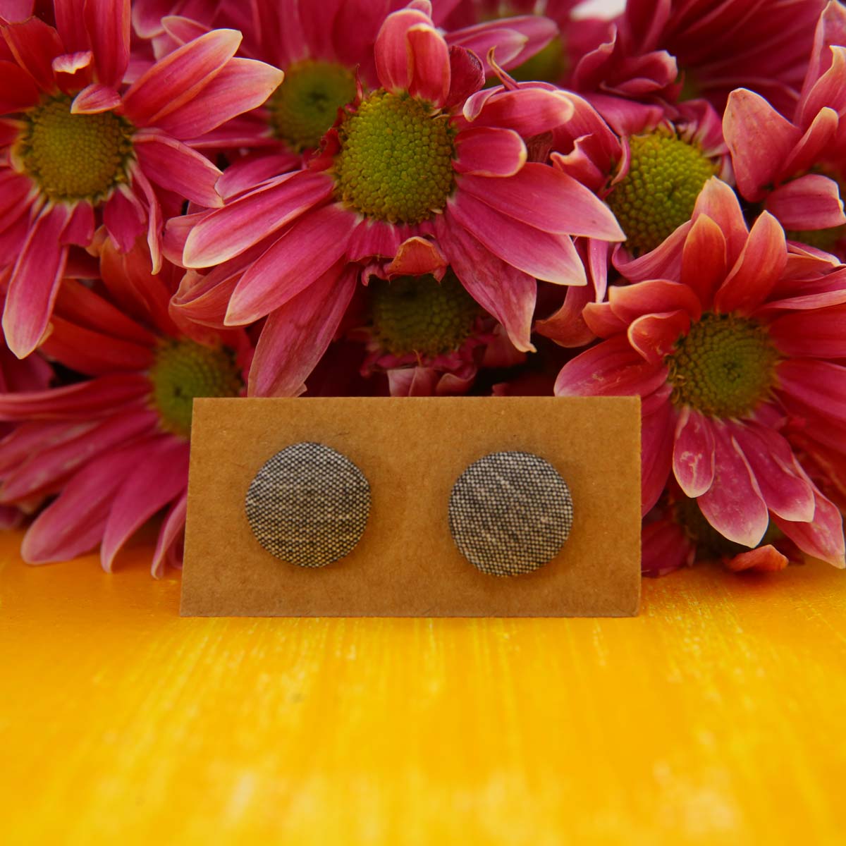 Dotted Handloom Stud Earrings