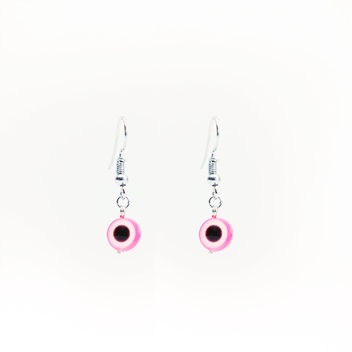 Pink Eye Earrings