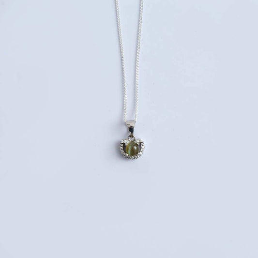 Silver Cat's Eye Set