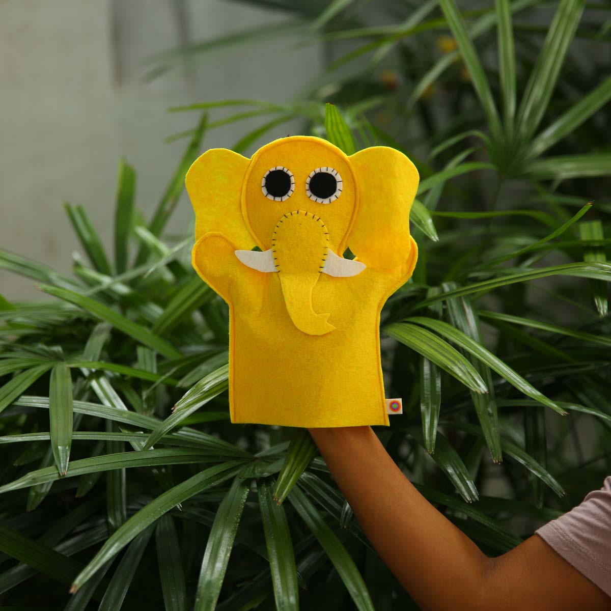 Yellow Ellie Felt Hand Puppet