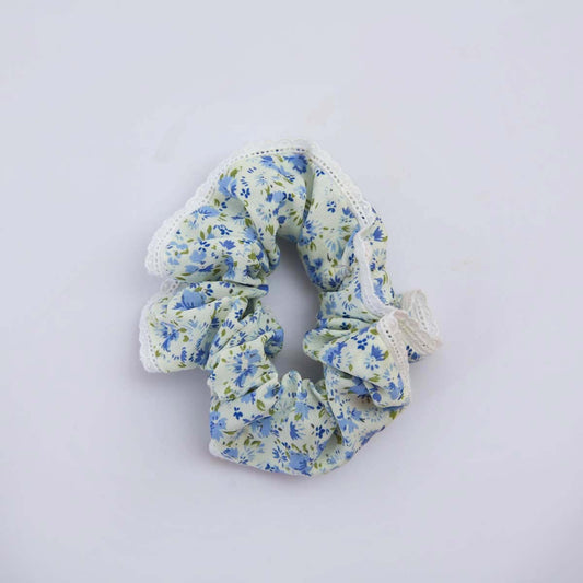 Light Floral Scrunchie