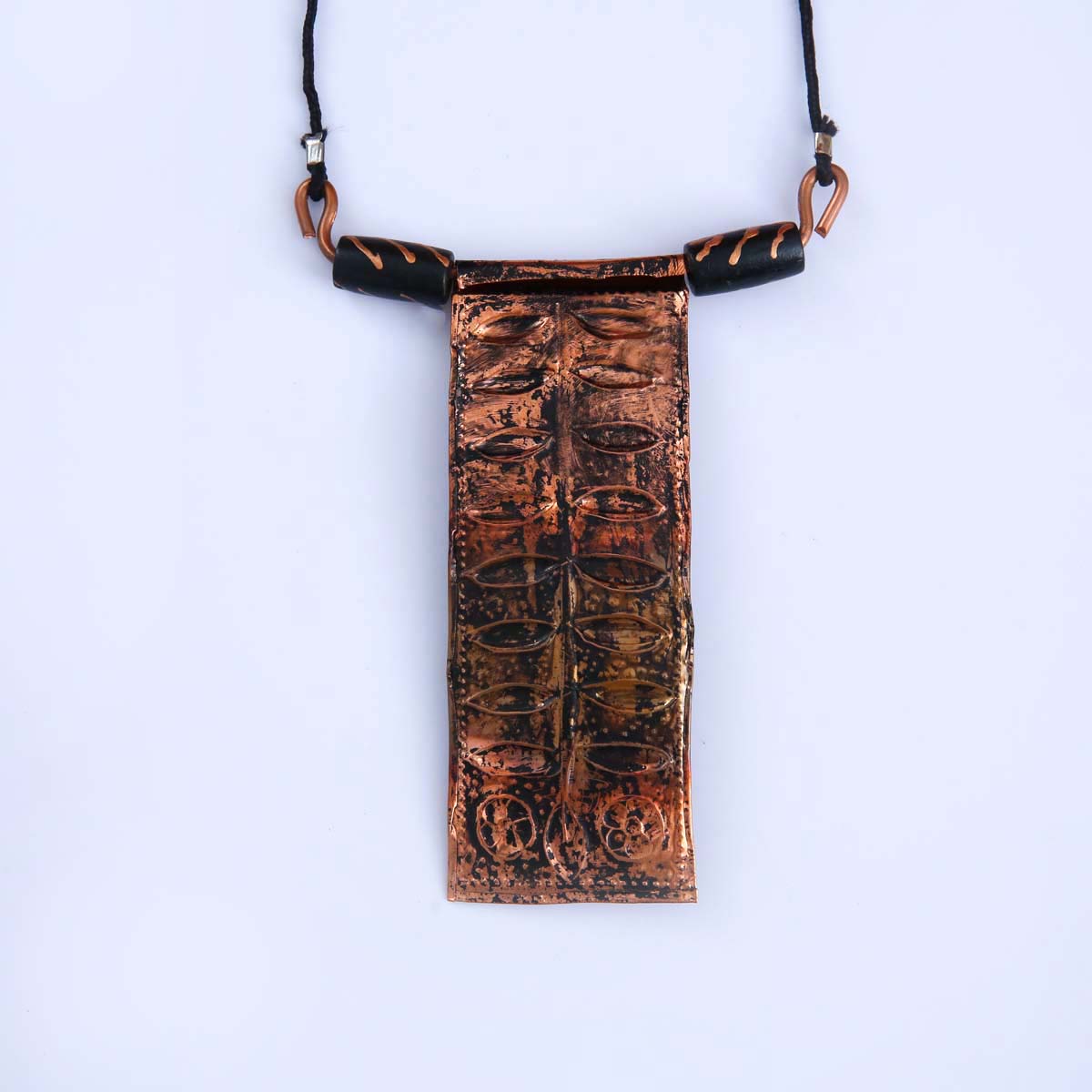 Brass Rectangular Necklace
