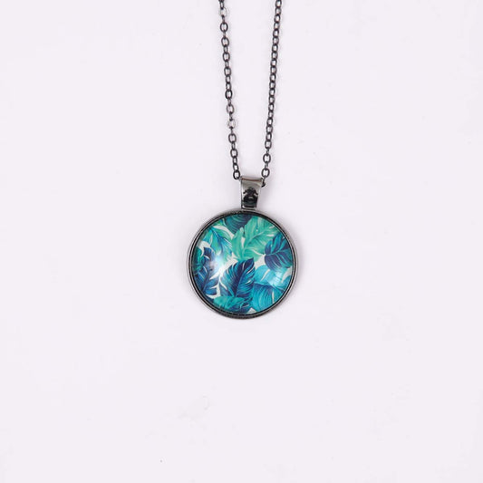 Feather Blue Necklace