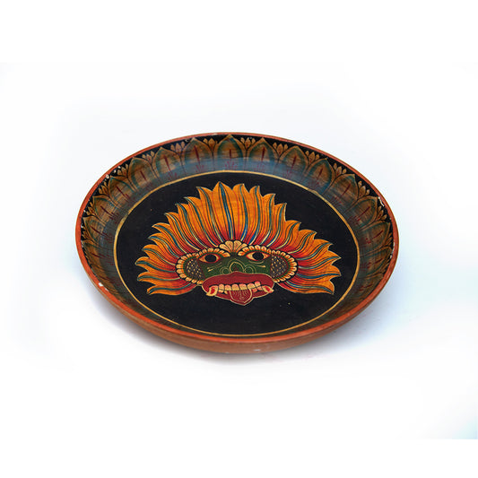 Yaka Mask Wooden Plate