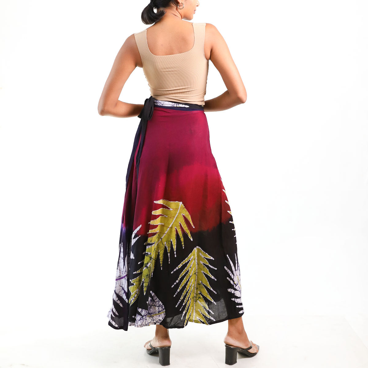 Twilight Bloom Batik Skirt