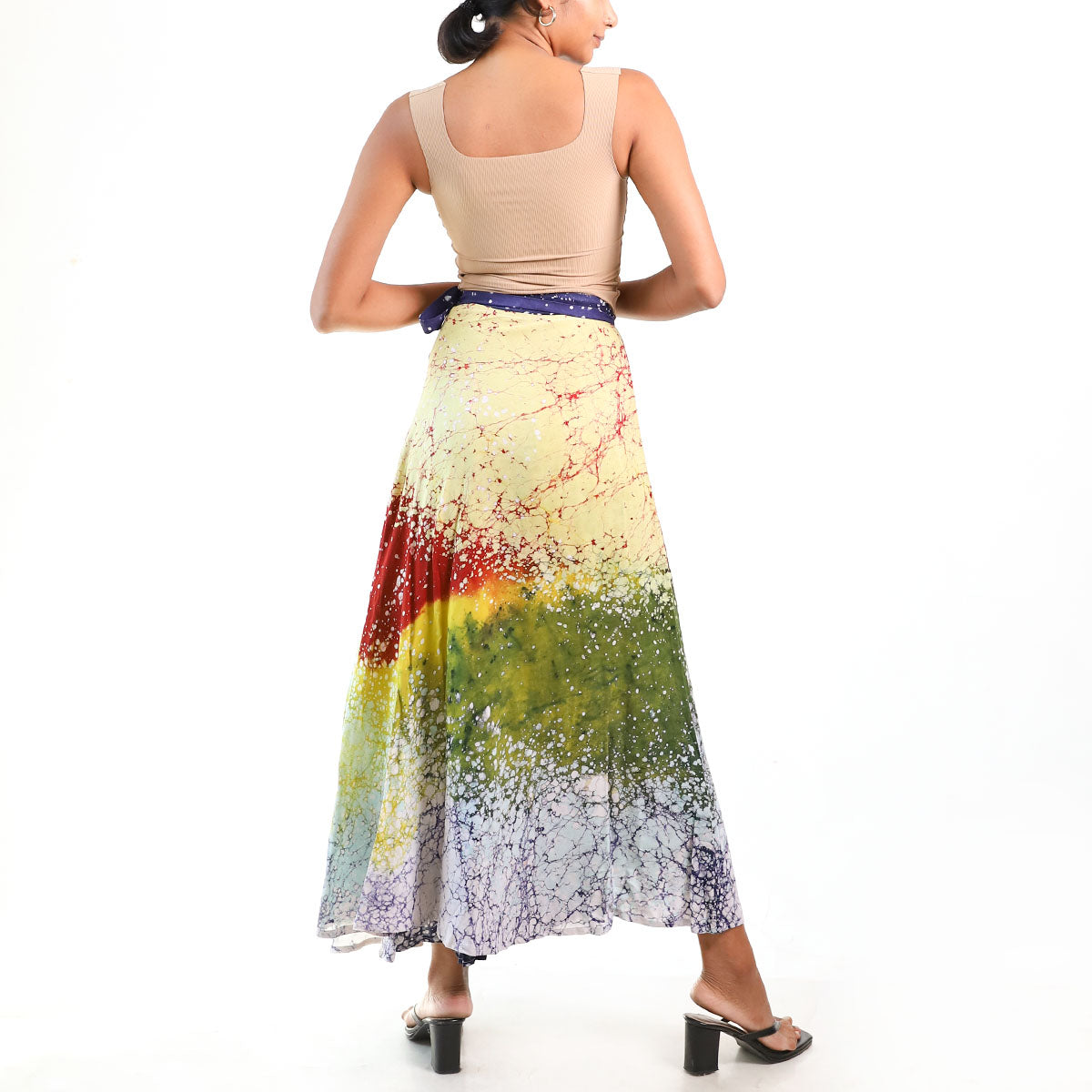 Ember Splash Batik Skirt