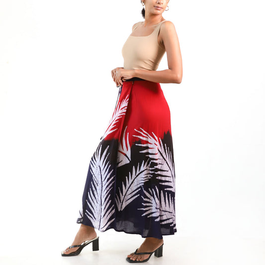 Scarlet Eclipse Batik Skirt