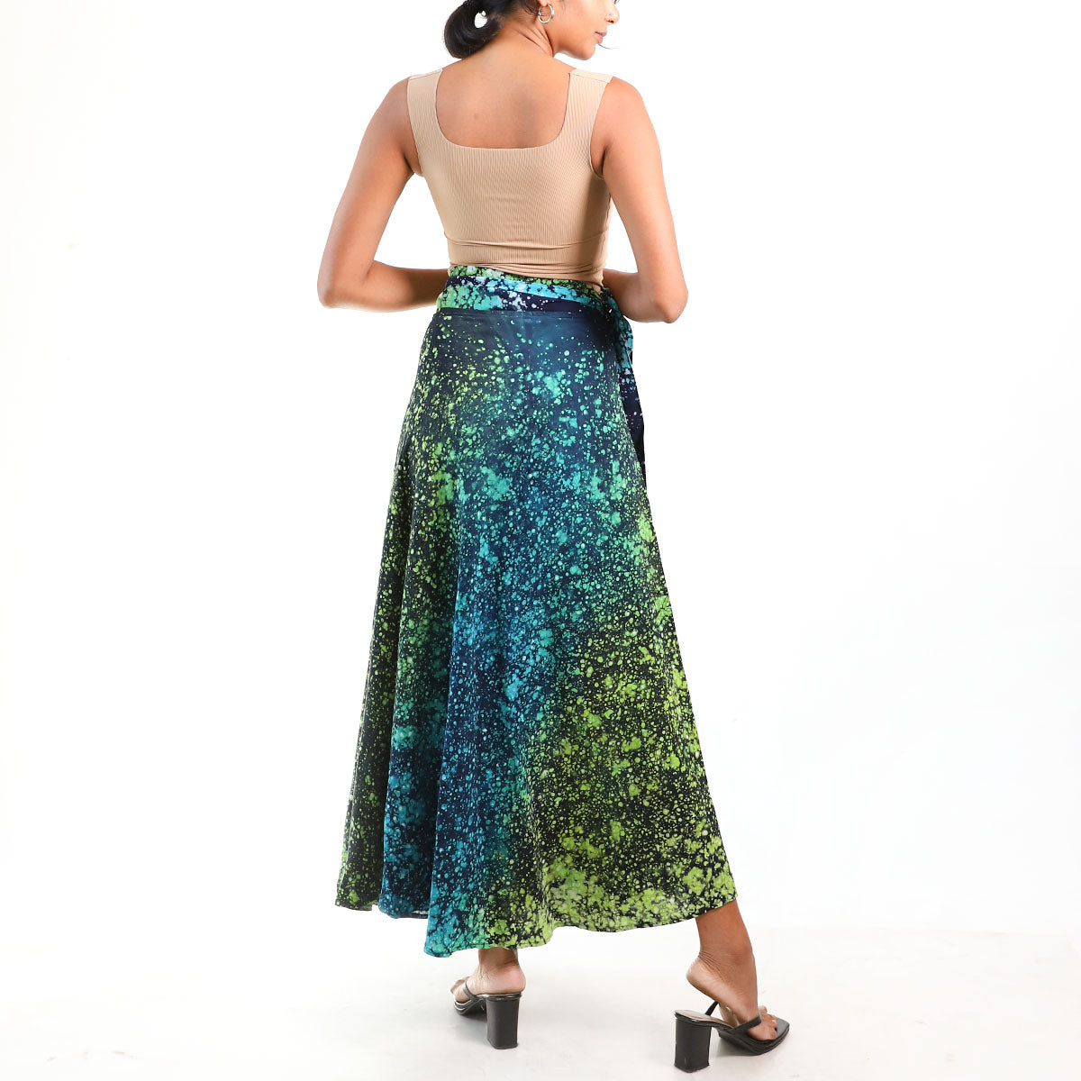 Indigo Mist Batik Skirt