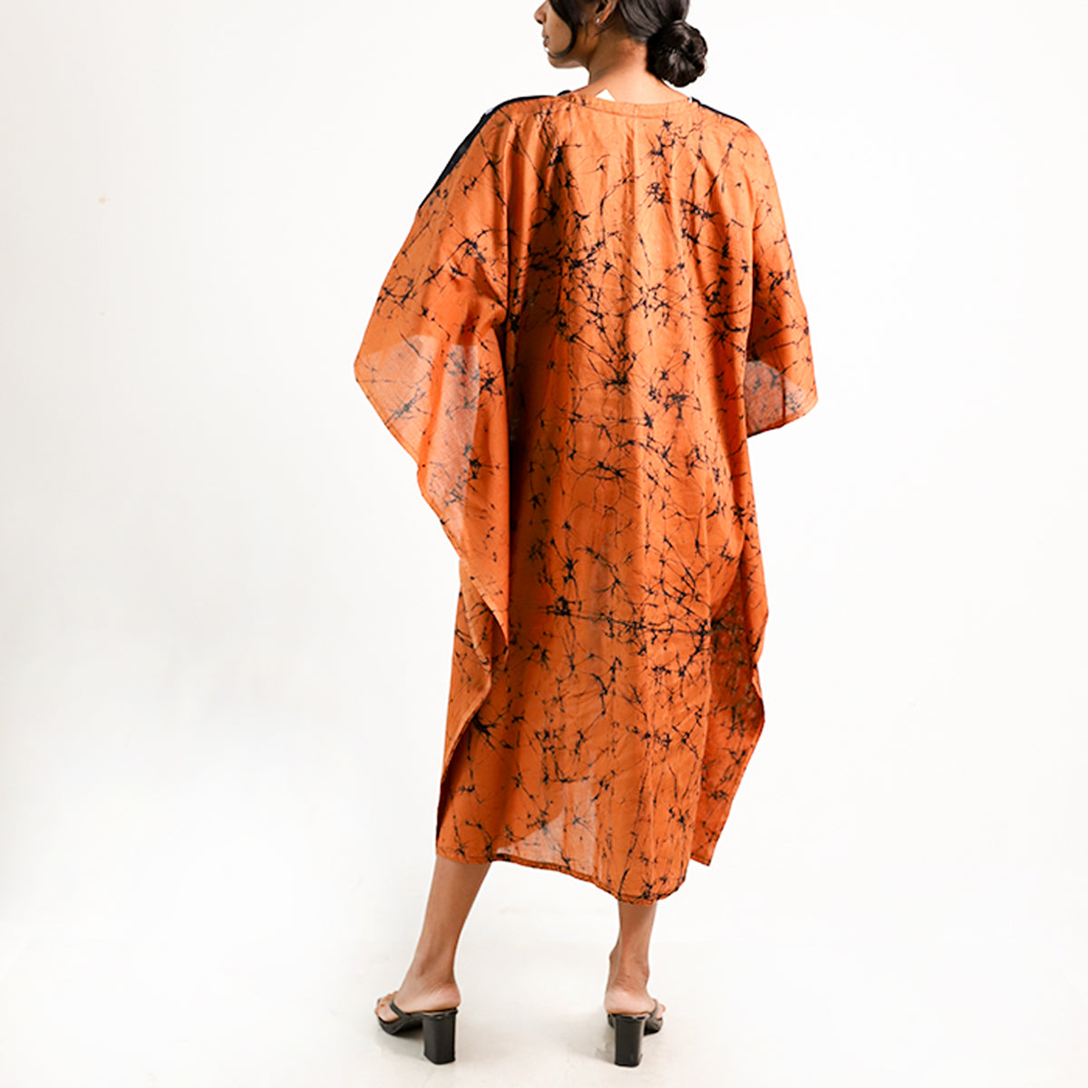 Ember Abstract Batik Kaftan
