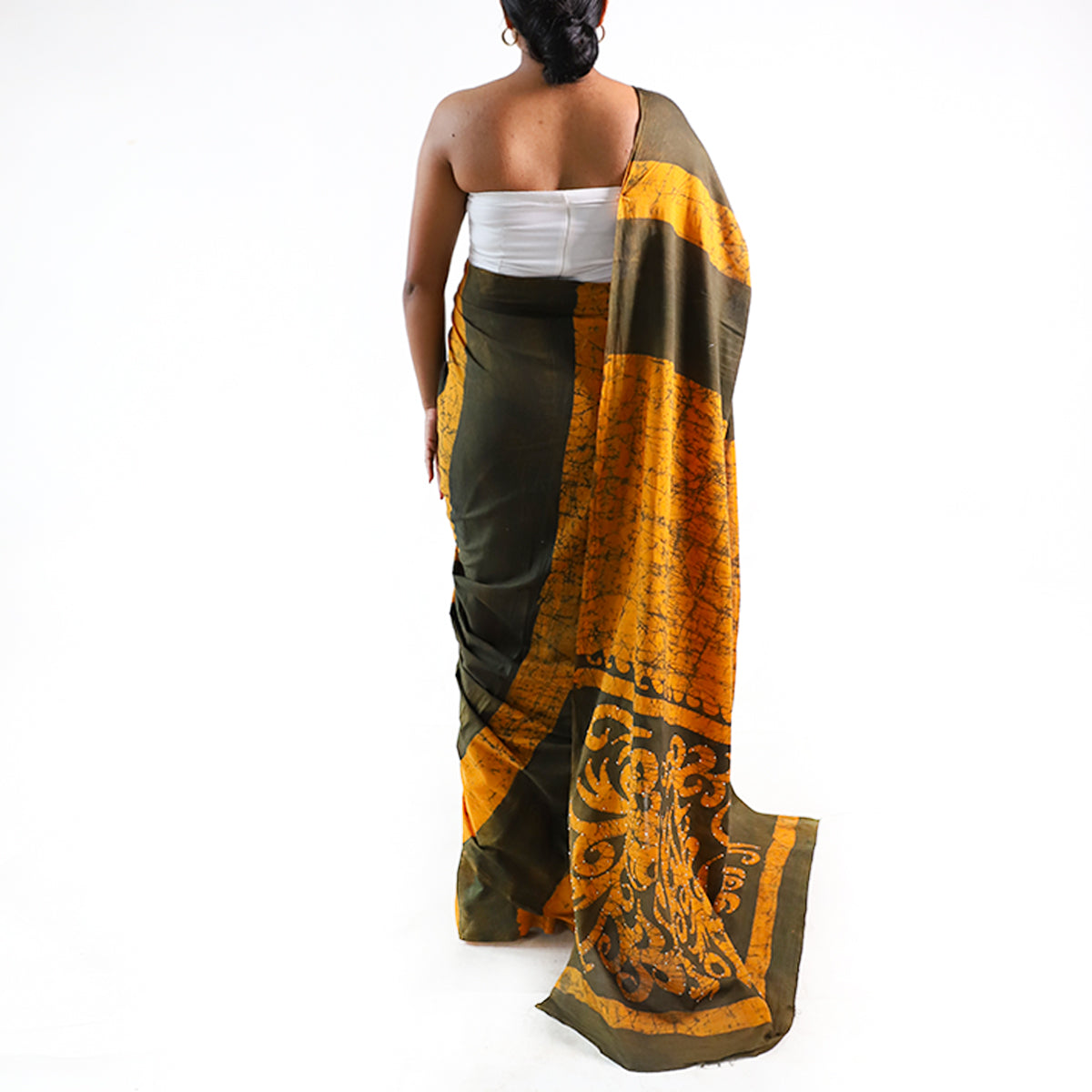 Sunlit Harmony Batik Saree