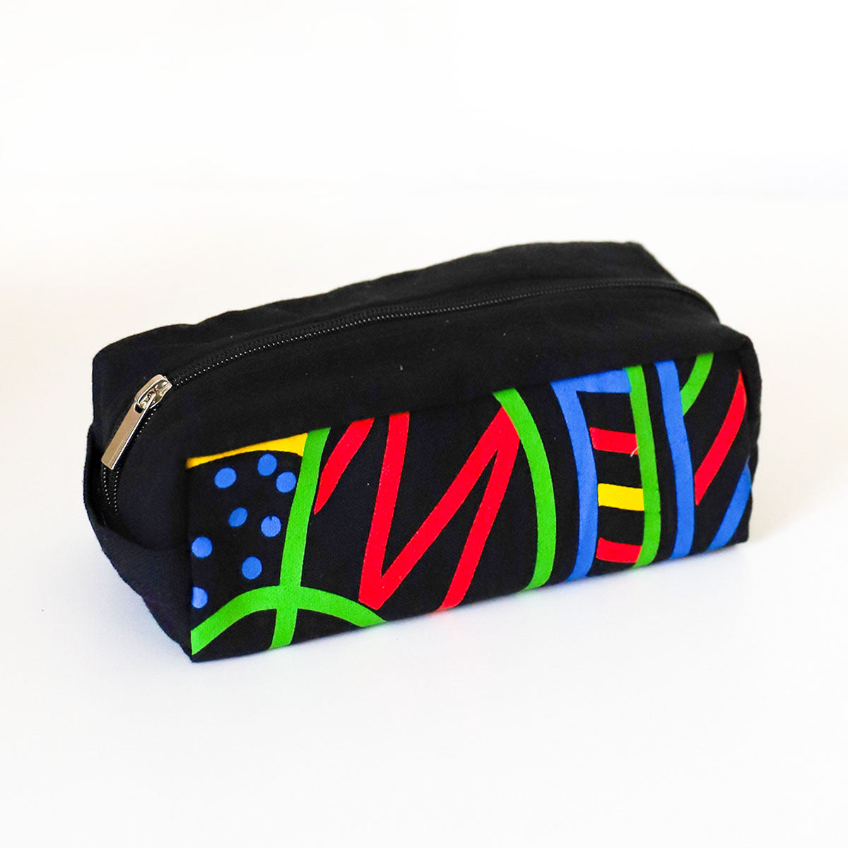 Black Laser Shine Pencil Case