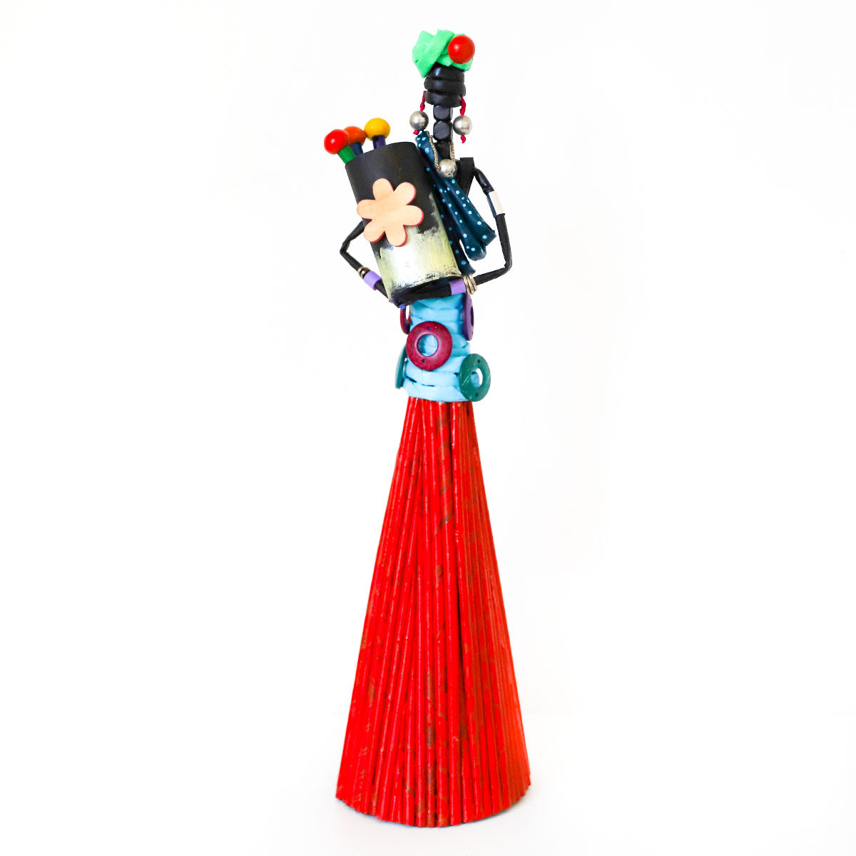 Vibrant Fusion Paper Figurine