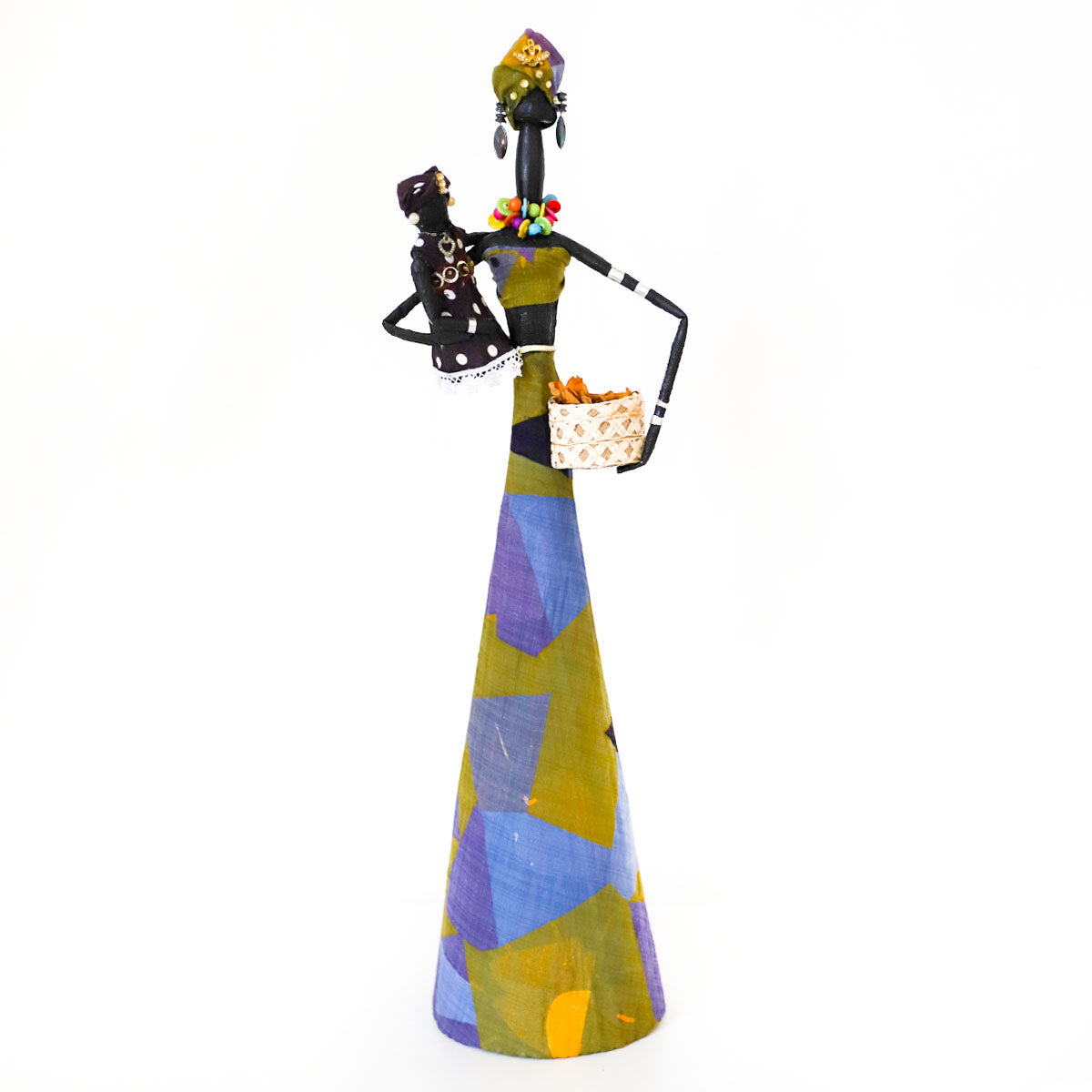 Purple Sunshine Paper Figurine