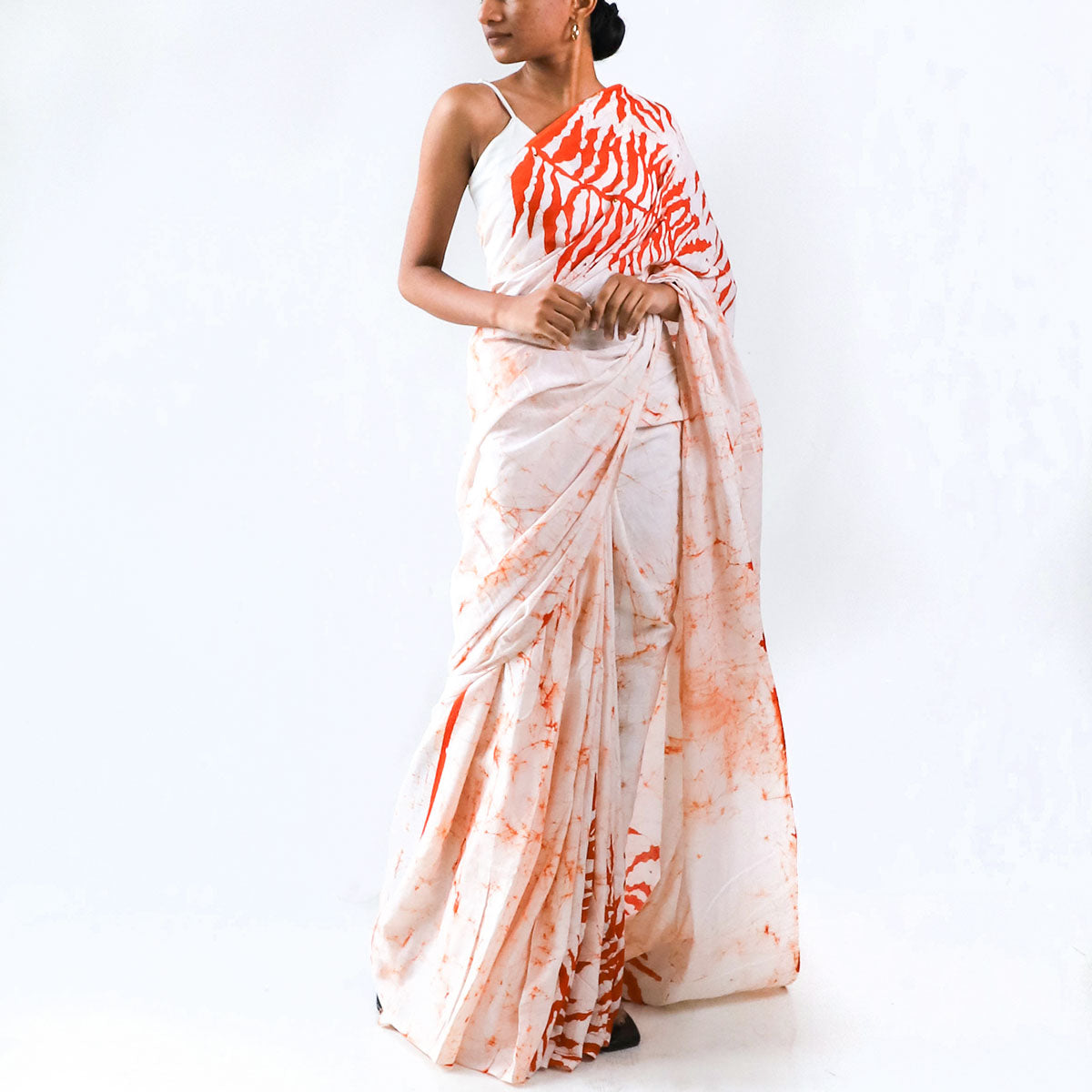Island Fern Batik Saree