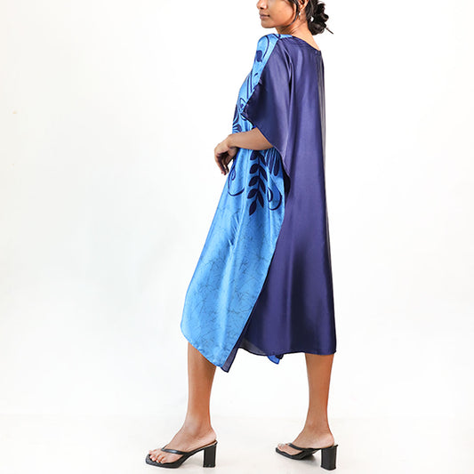 Azure Garden Batik Kaftan