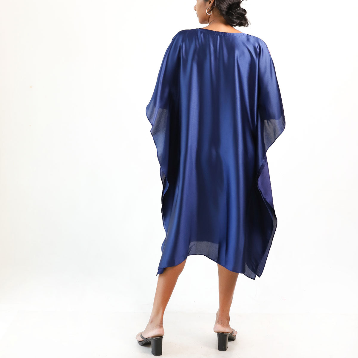 Tropical Hibiscus Batik Kaftan