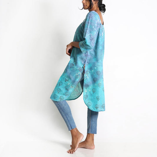 Sea Weed Tie-Dye Kurta
