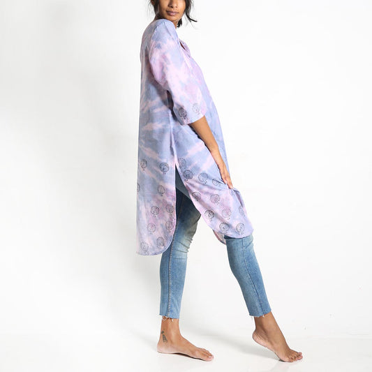 Fawn Tie-Dye Kurta