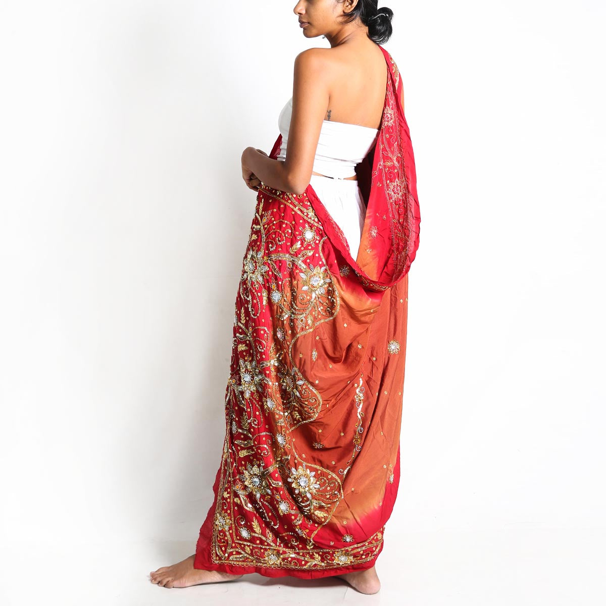 Ruby Lehnga Dupatta