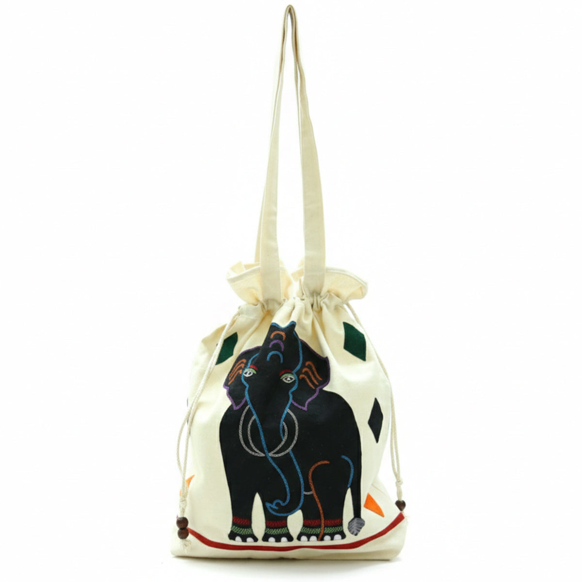 Black Ellie Cord Tote