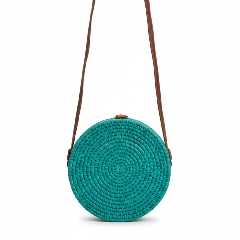 Turquoise Palmyra Cross Body Bag