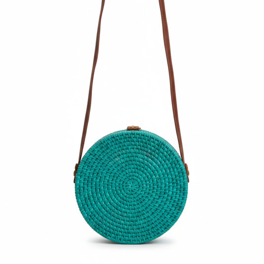 Turquoise Palmyra Cross Body Bag