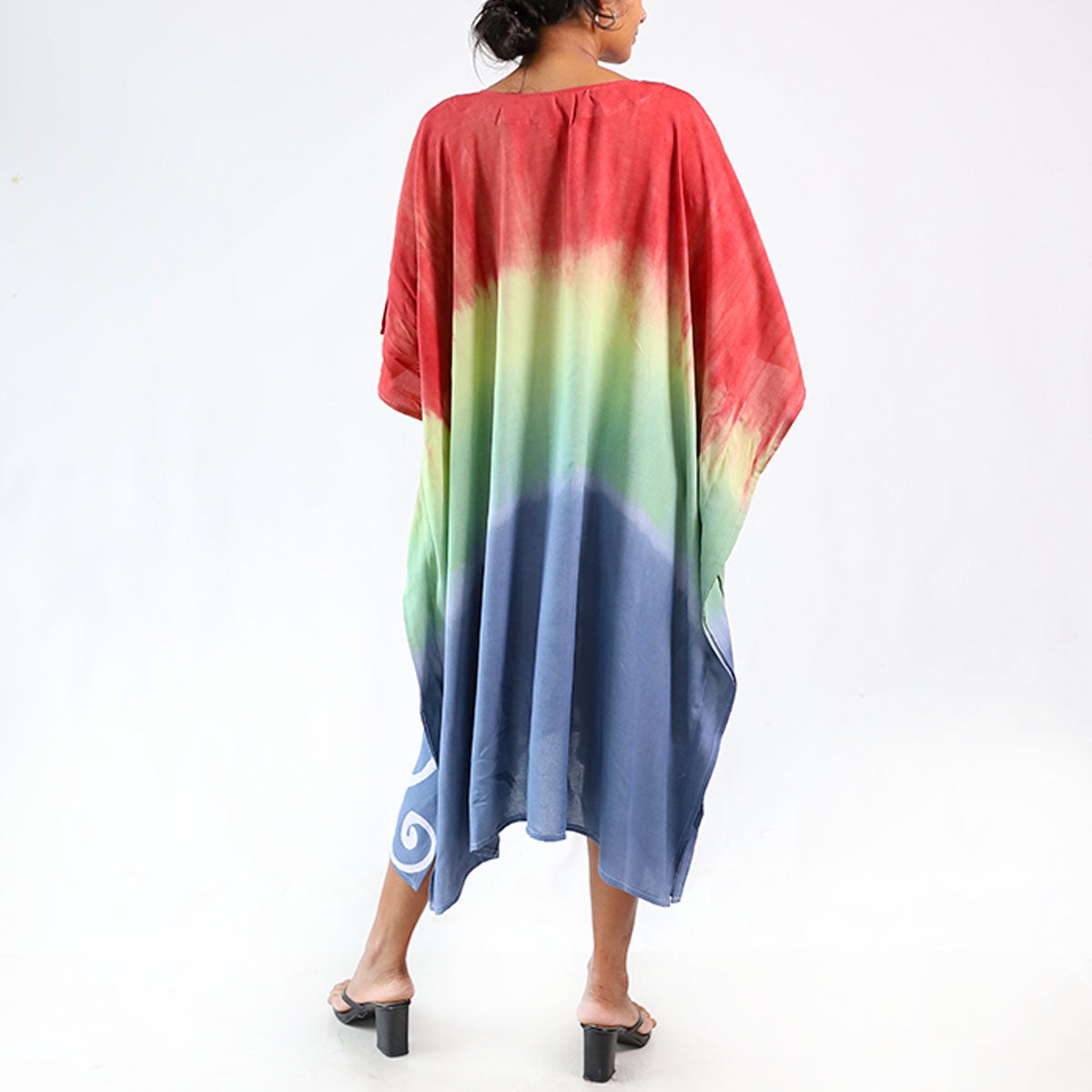 Sunset Swirl Batik Kaftan