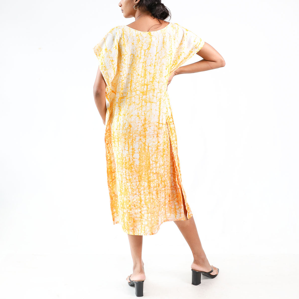 Sunshine Splatter Batik Dress