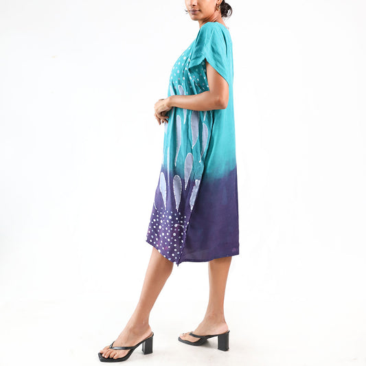 Twilight Hues Batik Dress