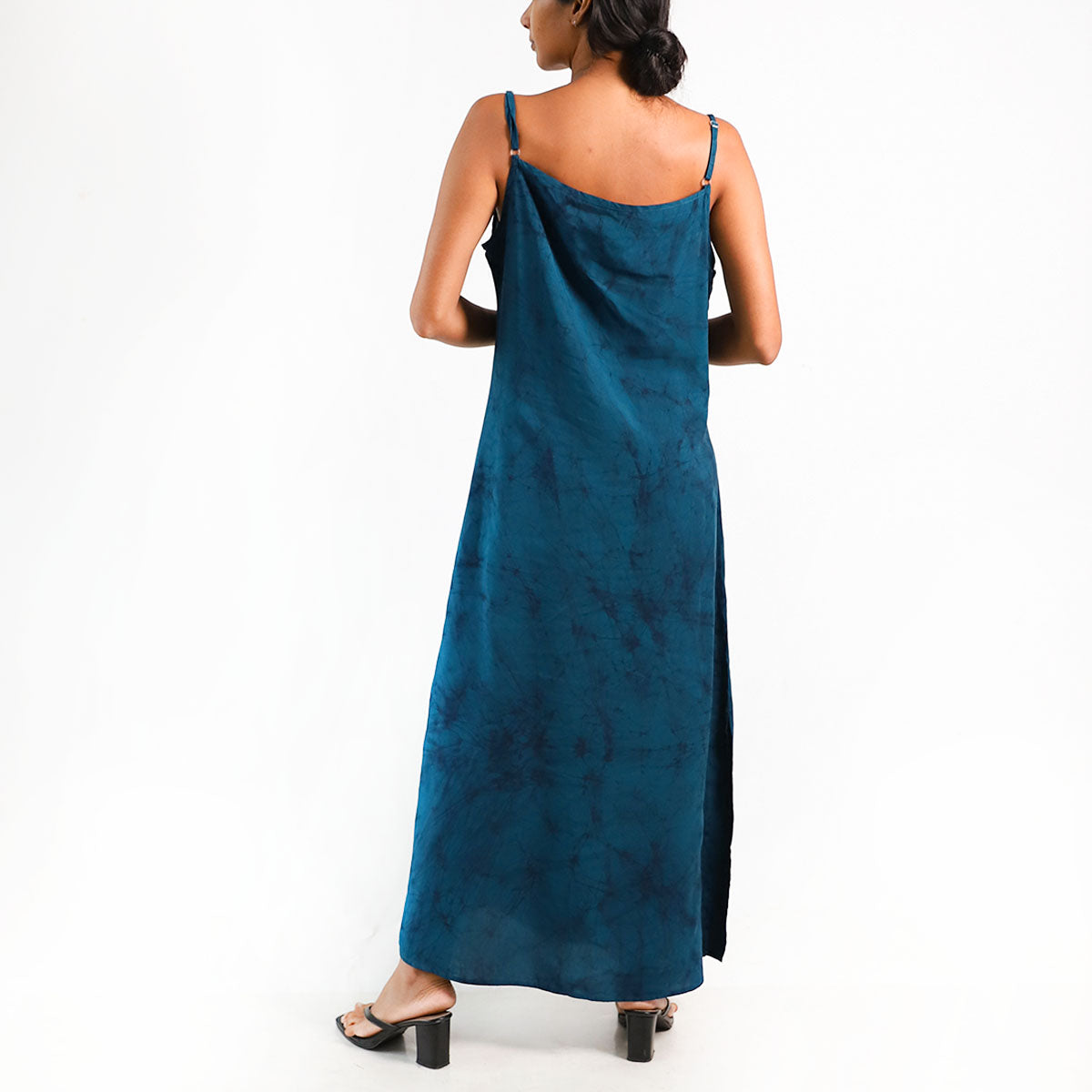 Midnight Elegance Batik Dress