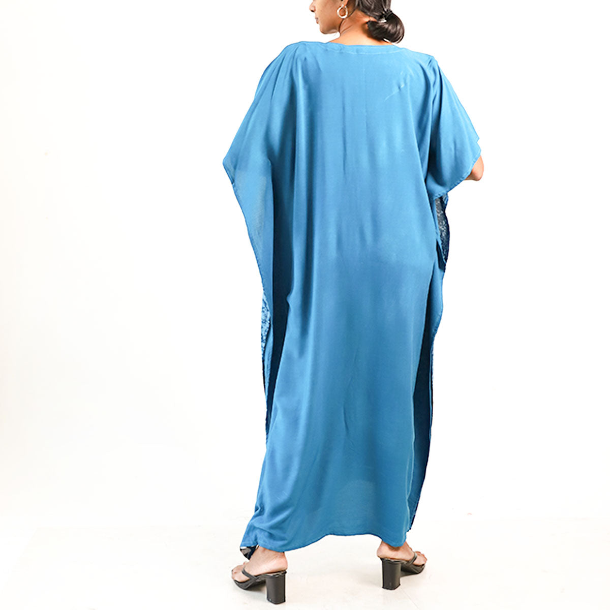 Azure Canopy Batik Kaftan
